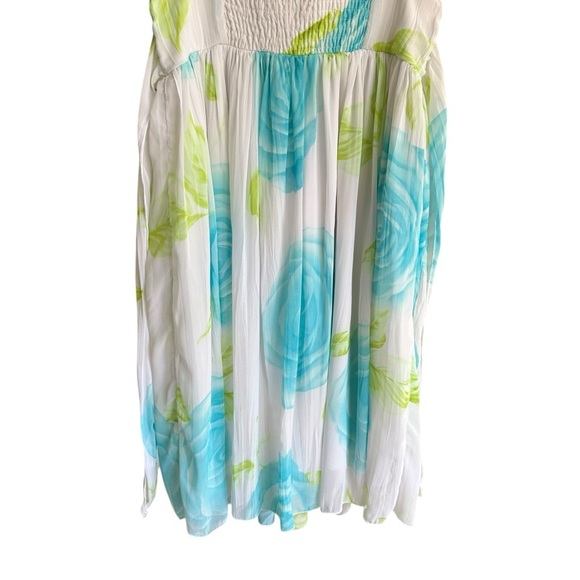 SWEET HEART ROSE Big Girl’s Floral Party Dress White Chiffon Pretty Girly, Sz 10 - Picture 6 of 15